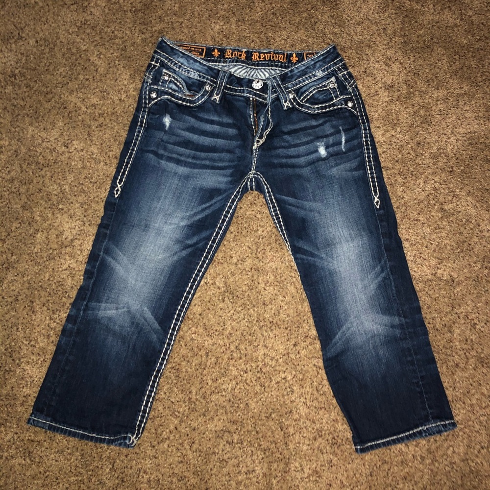 Rock revival capris